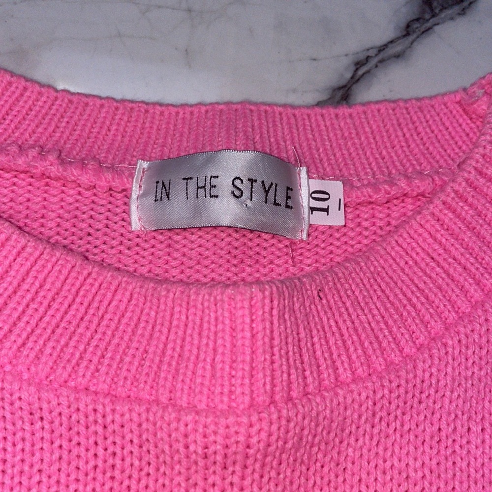 💖Pink Set In The Style Co-Ord Knit Top & Short💖 - Picture 7 of 12